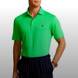 Polo Ralph Lauren Classic Fit Performance Stretch Polo Shirt XXL Kelly Green